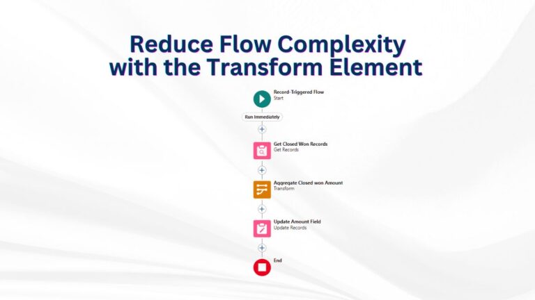 Reduce Flow Complexity with the Transform Element